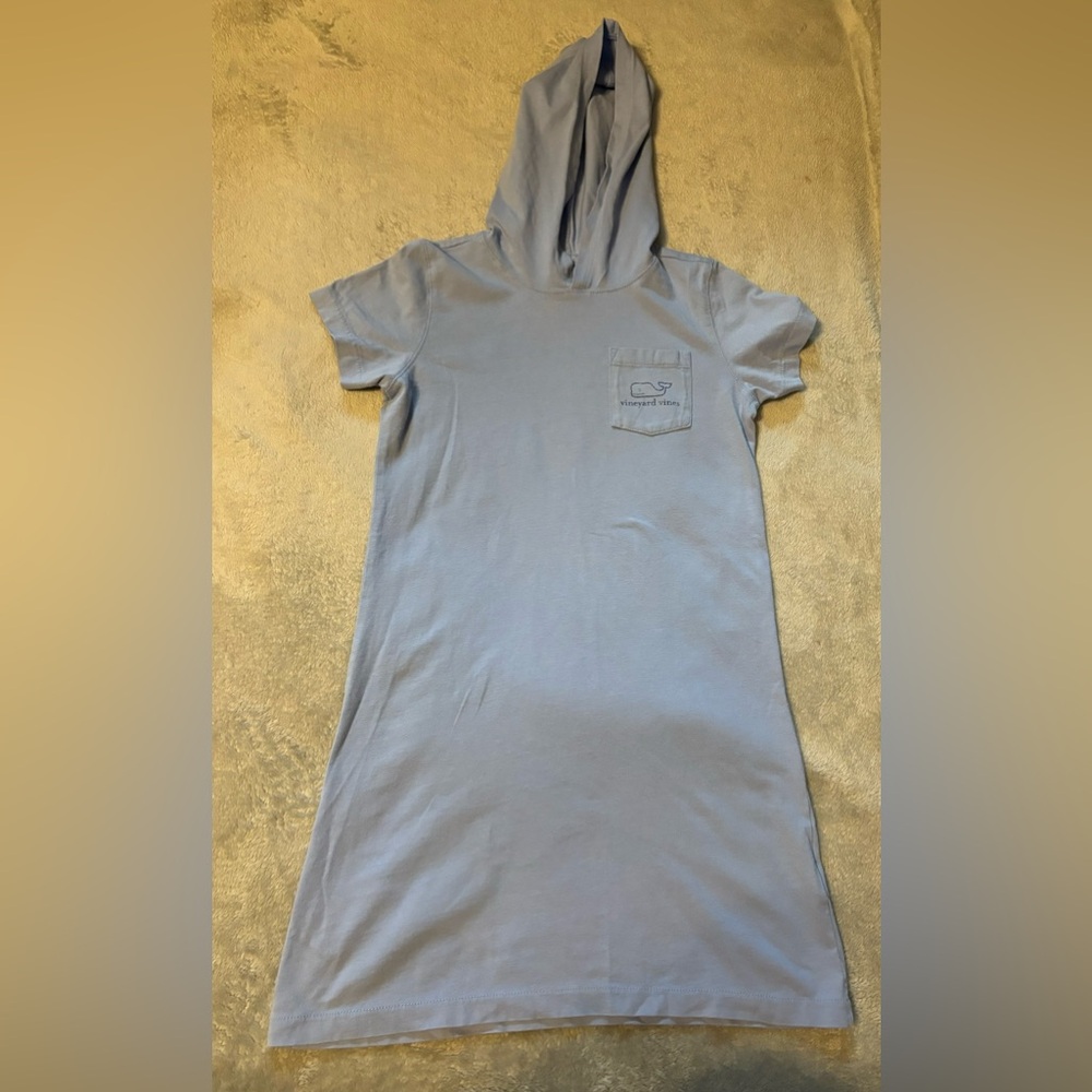 Vineyard Vines Girls Size 7-8 Small Hooded Beach coverup/ dress